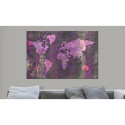 Pilt korgil - Amethyst Map [Cork Map] - 90x60