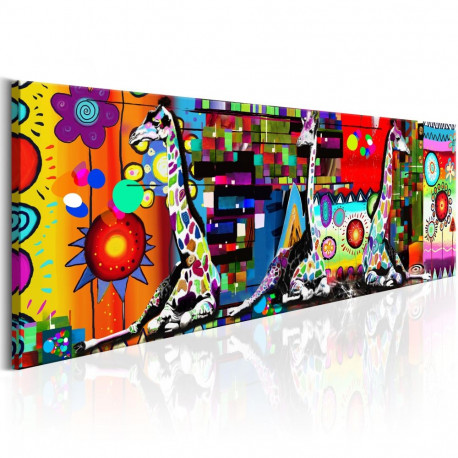 Seinapilt - Colourful Savannah - 150x50