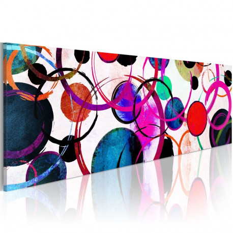 Seinapilt - Colourful Circle - 135x45