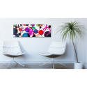 Seinapilt - Colourful Circle - 135x45