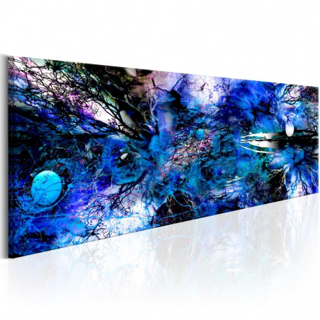 Seinapilt - Blue Artistic Chaos - 150x50