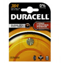 Hõbeoksiidpatarei 364 (SR60, V364, SR621SW) 1,55V Duracell Hõbeoksiidpatarei 364 (SR60, V364, SR621SW) 1,55V Duracell