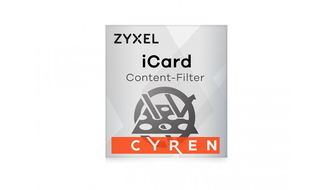 ZYXEL LIC-CCF FOR ZYWALL110 & USG110, E-ICARD 1 YR CYREN CONTENT FILTERING LICENSE