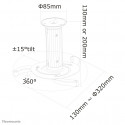 Newstar projektori laekinnitus 8-15cm 15kg, valge