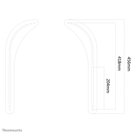NEWSTAR SOUNDBAR MOUNT