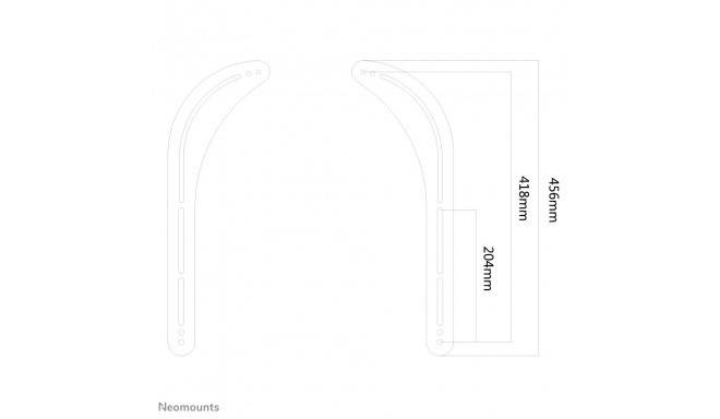 NEWSTAR SOUNDBAR MOUNT
