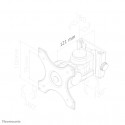 NEWSTAR FLAT SCREEN WALL MOUNT (2 PIVOTS & TILTABLE) 10-30" BLACK