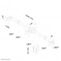NEWSTAR FLAT SCREEN DESK MOUNT (CLAMP) 10-21" BLACK