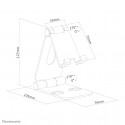 NEWSTAR PHONE DESK STAND (SUITED FOR PHONES UP TO 10"), SILVER