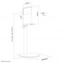 NEWSTAR PHONE DESK STAND (SUITED FOR PHONES UP TO 10"), SILVER