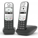 Gigaset A690 Duo landline phone Black and sil Gigaset A690 Duo landline phone Black and sil