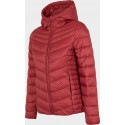 4f Women's jacket H4Z22-KUDP003 Dark Red r.S