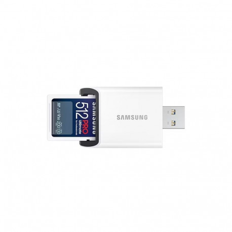 Product Name: Samsung PRO Ultimate 512GB SDXC Full Size Memory Card with USB Reader