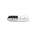 BoostCharge Pro Qi2 15W dual charger, white