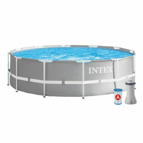 Baseins Noņemams Intex 26712 6503 l 366 x 76 cm Peldbaseina attīrīšanas iekārta (366 x 76 cm)