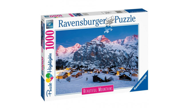 Pusle Ravensburger 17316 The Bernese Oberland - Switzerland 1000 Tükid, osad