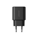 Ładowarka EU Joyroom JR-TCF05 20W USB-A USB-C + kabel USB-C - czarna