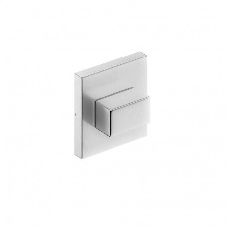 WC INOX ümmargune rosett topaas matt