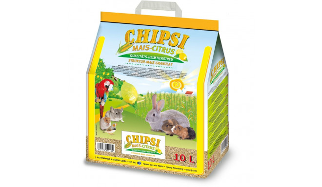 Chipsi lemon scented maize litter for small pets 10L