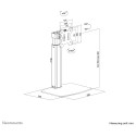 "Tischhalterung für Flachbildschirme bis 32"" (81 cm) 7KG FPMA-D865BLACK Neomounts"