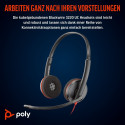 "Poly Blackwire 3220 Stereo USB-C Black Headset +USB-C/A Adapter (Bulk) (209745-104)"