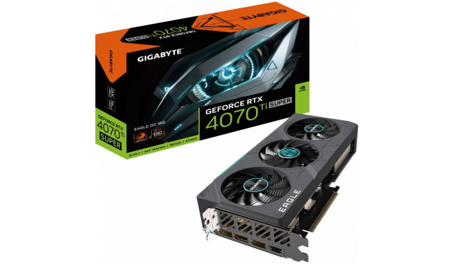 "RTX 4070 Ti Super 16GB Gigabyte Eagle OC GDDR6X 3Fan"