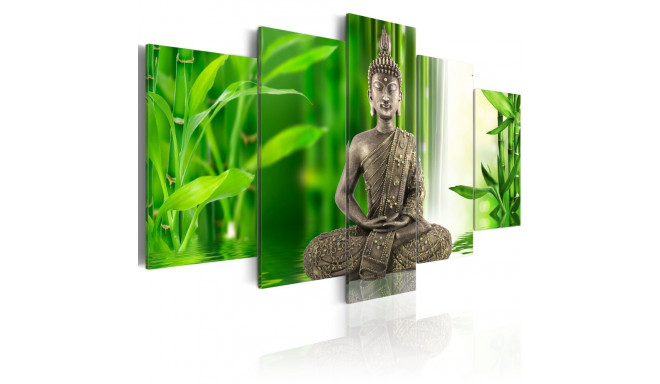 Seinapilt - Contemplating Buddha - 200x100