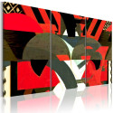 Seinapilt - Pattern of abstract forms - 120x80