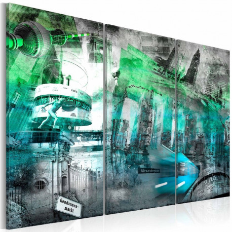 Seinapilt - Berlin - architecture (green) - 120x80