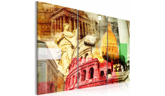 Seinapilt - Charming Rome - triptych - 60x40