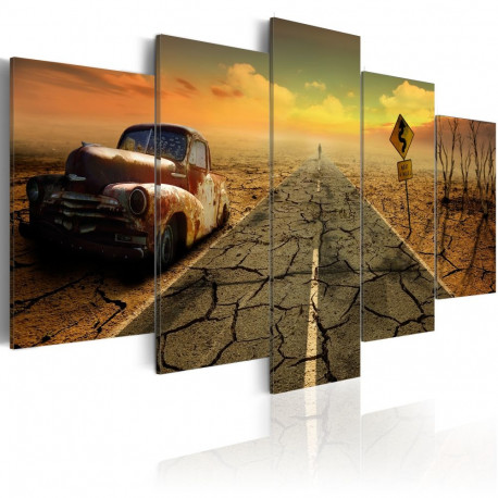 Seinapilt - Difficult road - 100x50
