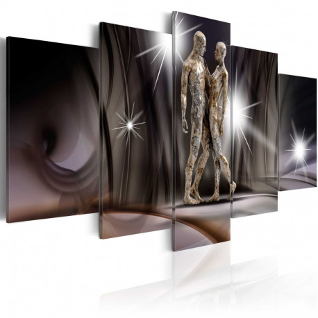 Seinapilt - Golden touch - 100x50