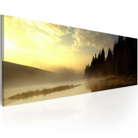 Seinapilt - Fog Over A Lake - 135x45