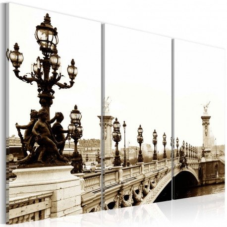 Seinapilt - A romantic walk in Paris - 90x60