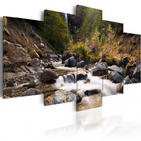 Seinapilt - A waterfall in the middle of wild nature - 200x100