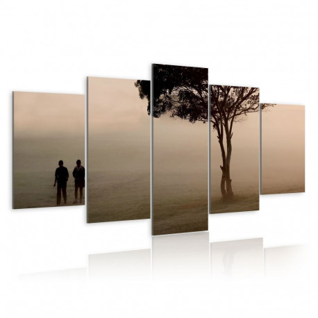Seinapilt - A walk in the fogg - 100x50