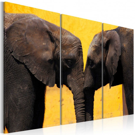 Seinapilt - Elephant kiss - 90x60