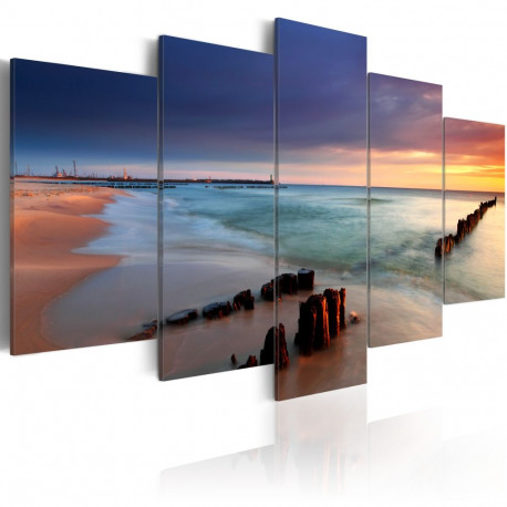 Seinapilt - Dawn by the sea - 200x100