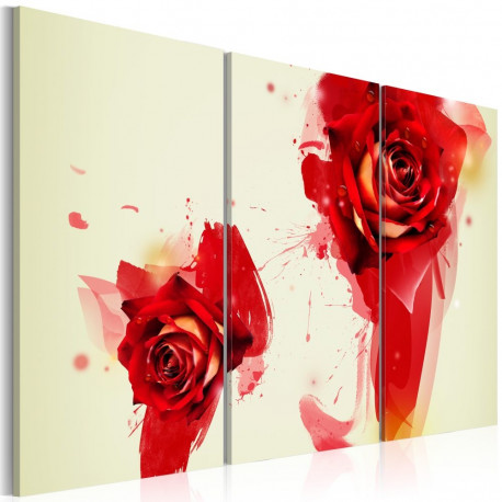 Seinapilt - A new look on a rose - 90x60