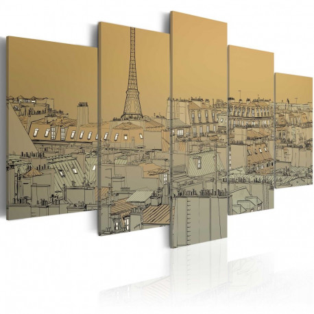 Seinapilt - Good old Paris (Vintage) - 200x100