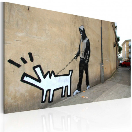Seinapilt - Barking dog (Banksy) - 60x40