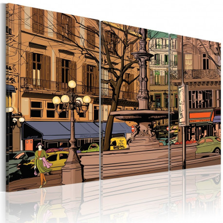 Seinapilt - Calm evening in Paris - 90x60