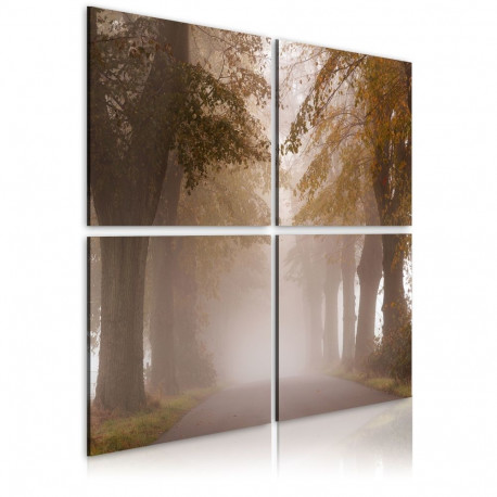 Seinapilt - Foggy alley - 40x40