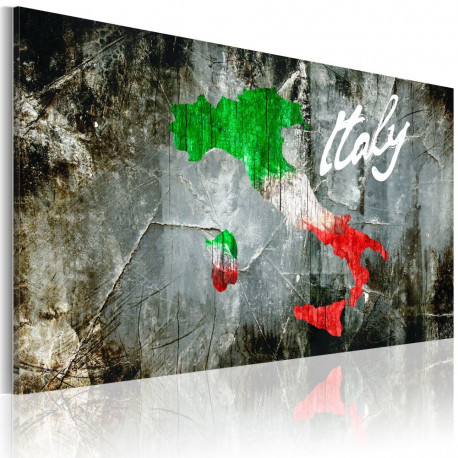 Seinapilt - Artistic map of Italy - 60x40
