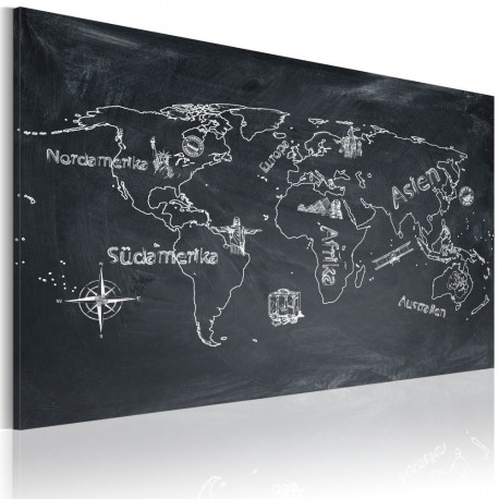 Seinapilt - Geography lesson (German language) - 120x80