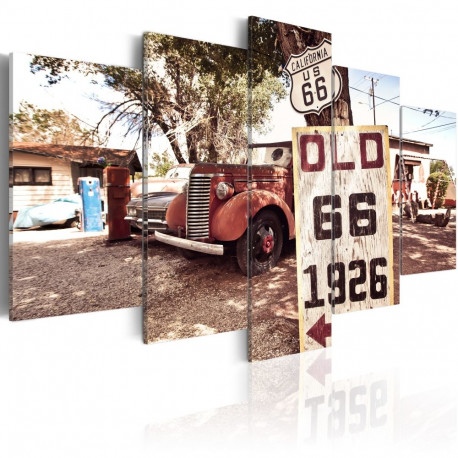 Seinapilt - California - vintage style - 100x50
