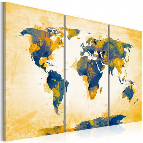 Seinapilt - Four corners of the World - triptych - 60x40