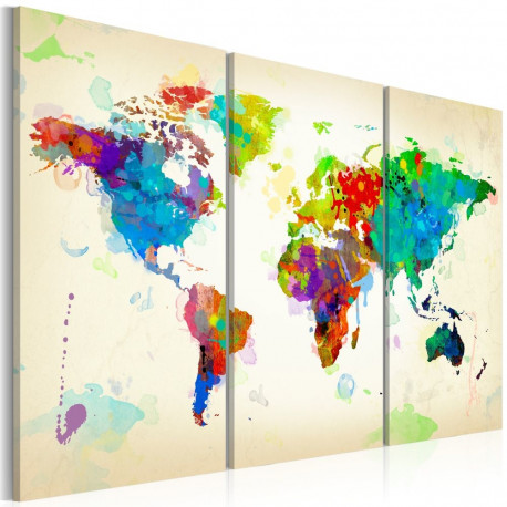 Seinapilt - All colors of the World - triptych - 120x80