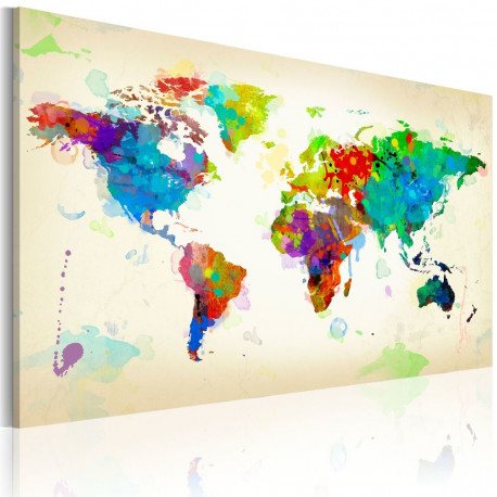 Seinapilt - All colors of the World - 90x60