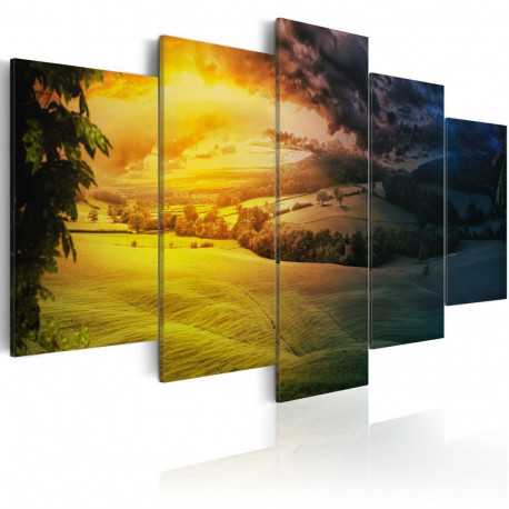 Seinapilt - Between night and day - 100x50